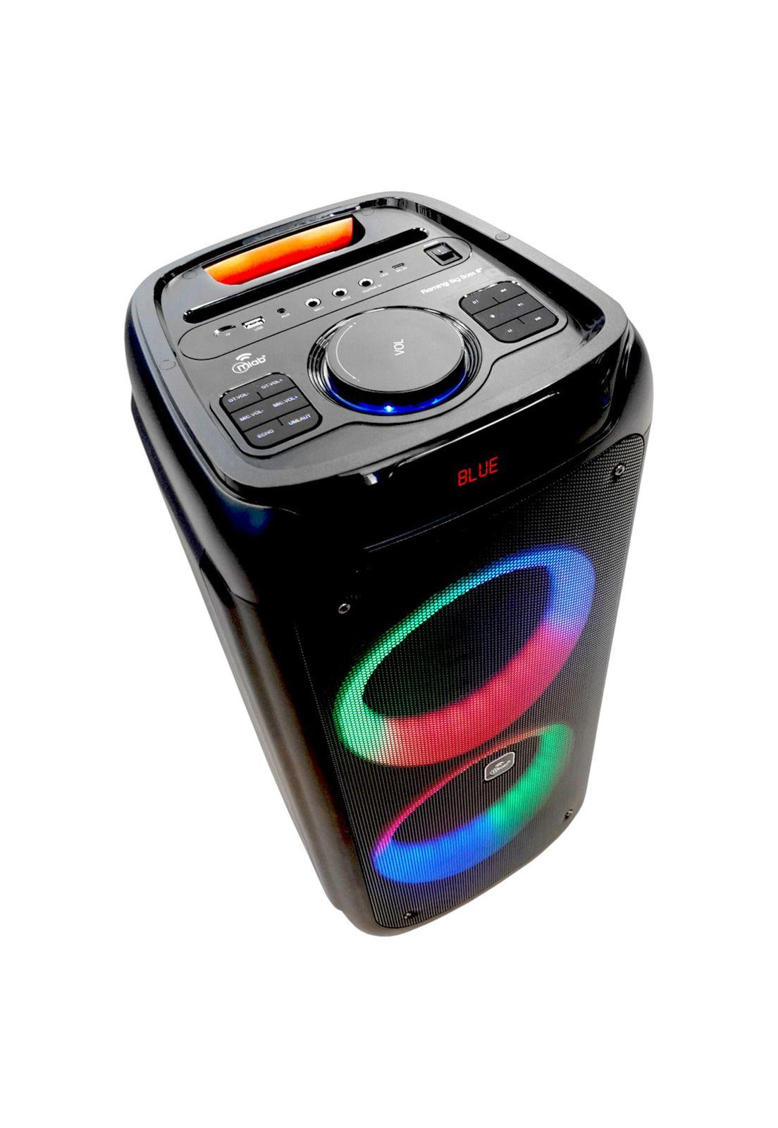 Parlante Karaoke 10" Flaming PowerBass MicWireless 75W Black 09568-2