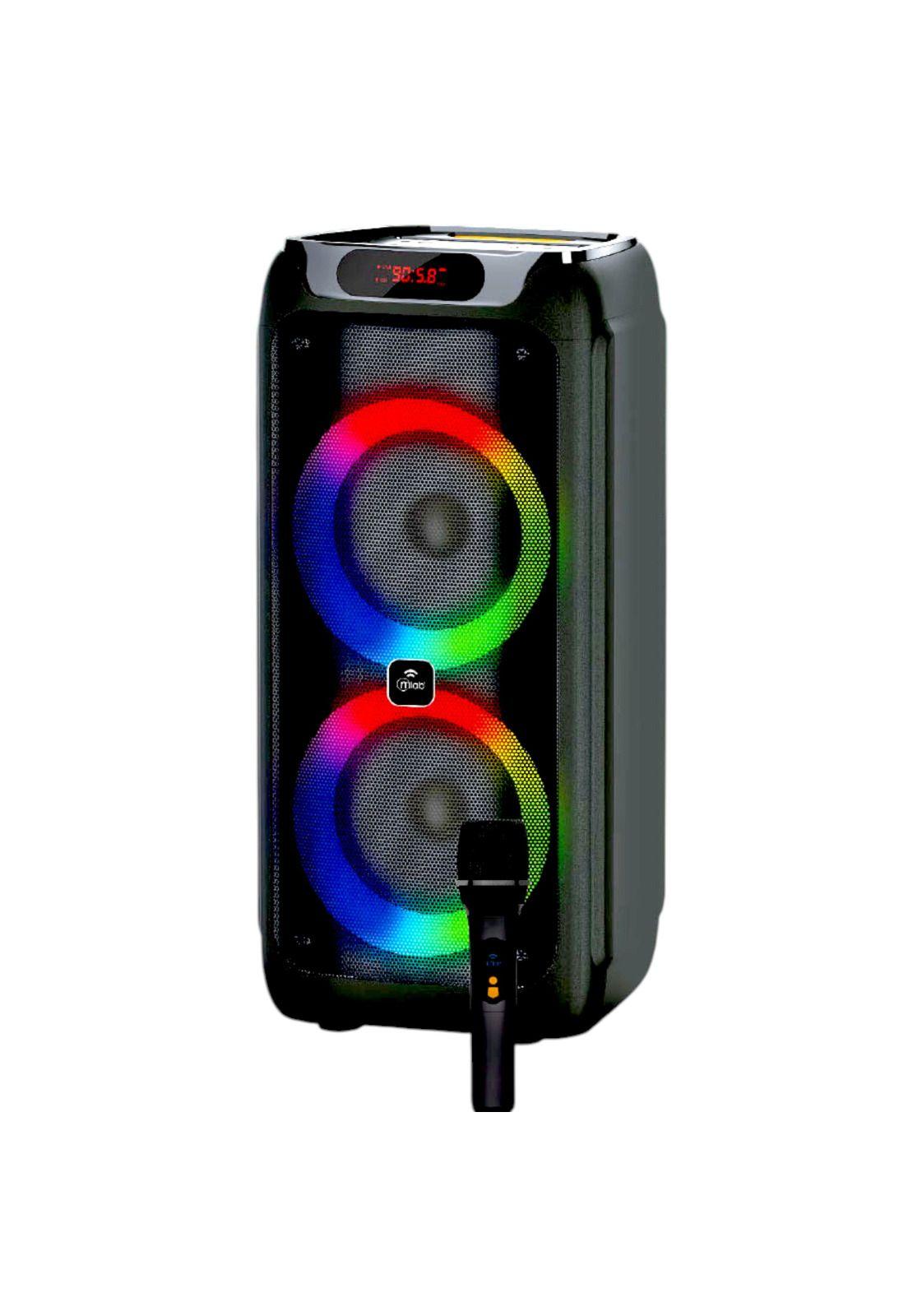 Parlante Karaoke 10" Flaming PowerBass MicWireless 75W Black 09568-5
