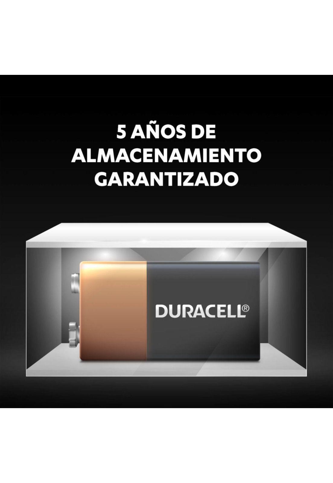 Batería Duracell de 9V de Larga Duración-2