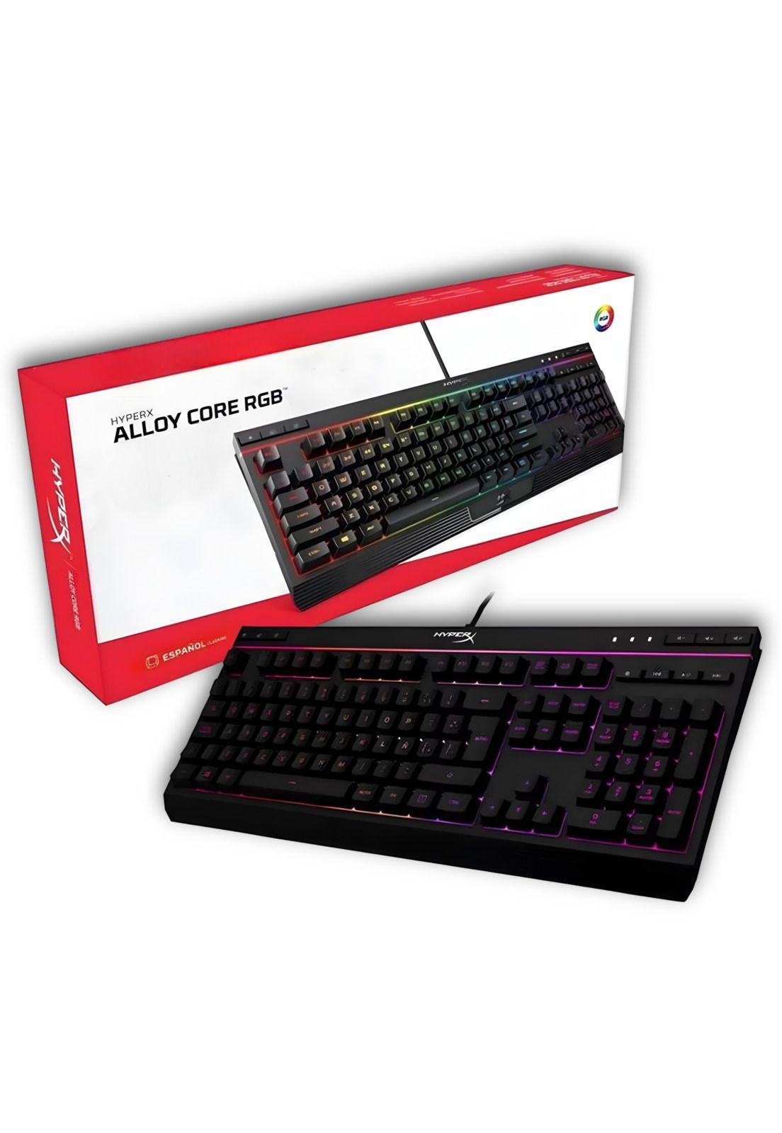 Teclado Gamer HyperX Alloy Core RGB IPX Multiplataformas-8