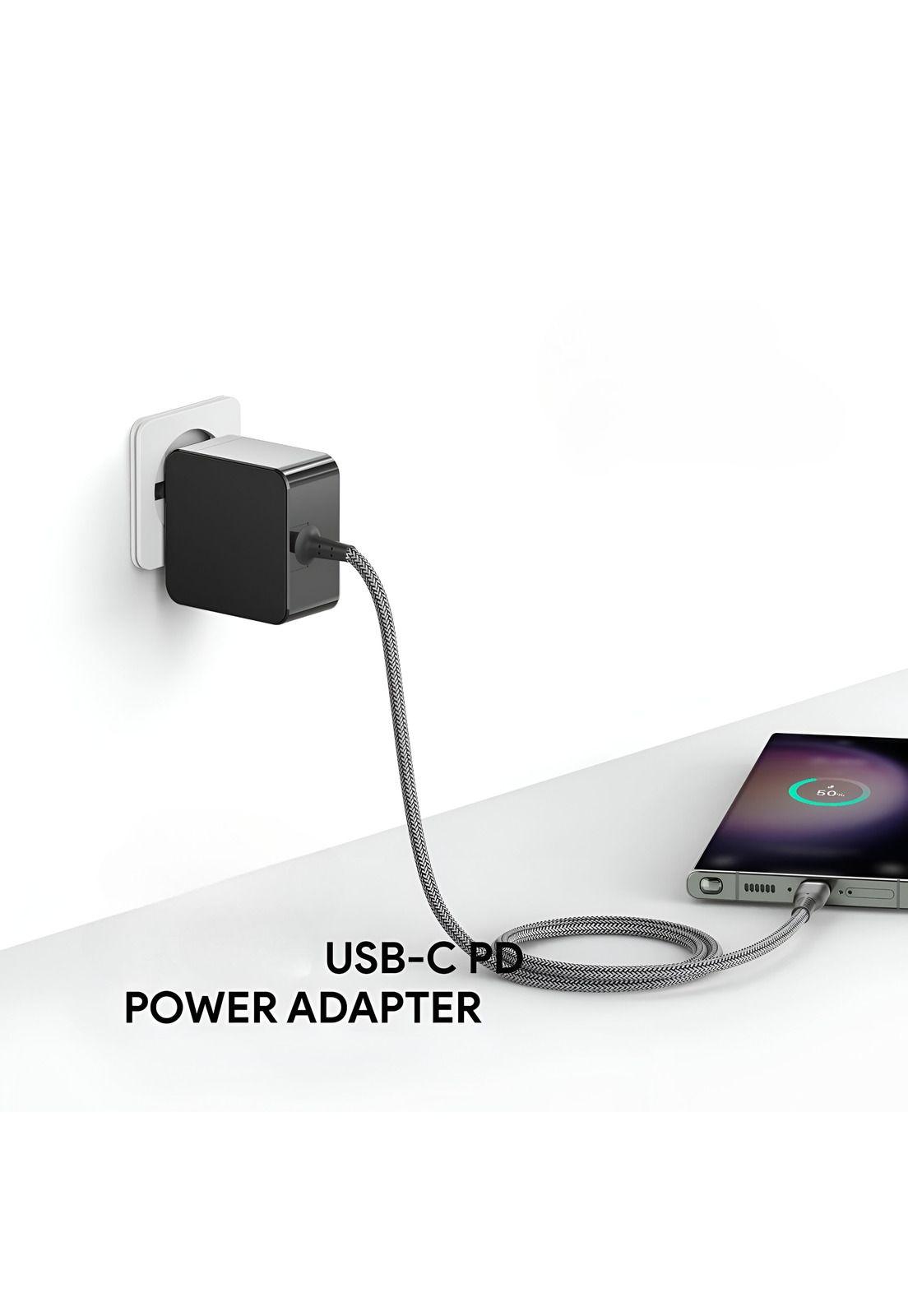Cargador Universal USB-C para Smartphone y Notebook 65W SEC-8