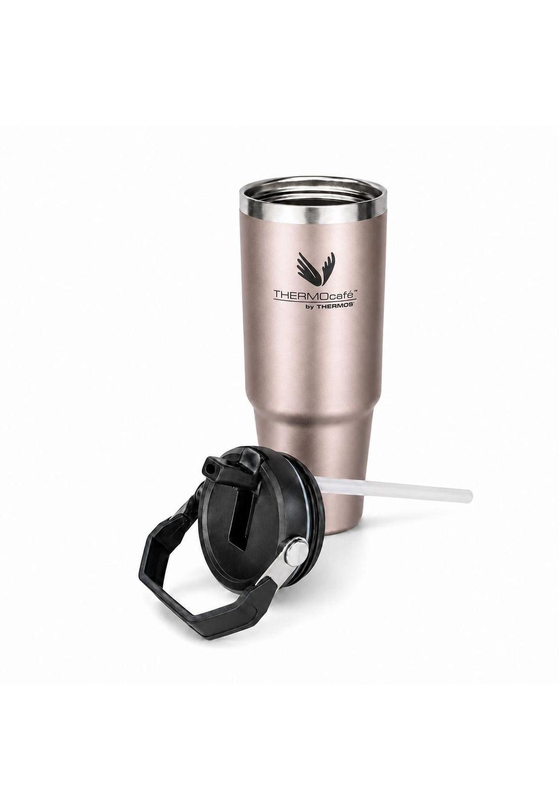 Vaso Térmico MUG Inox para Liquidos Frios 880ML Rose Gold-5