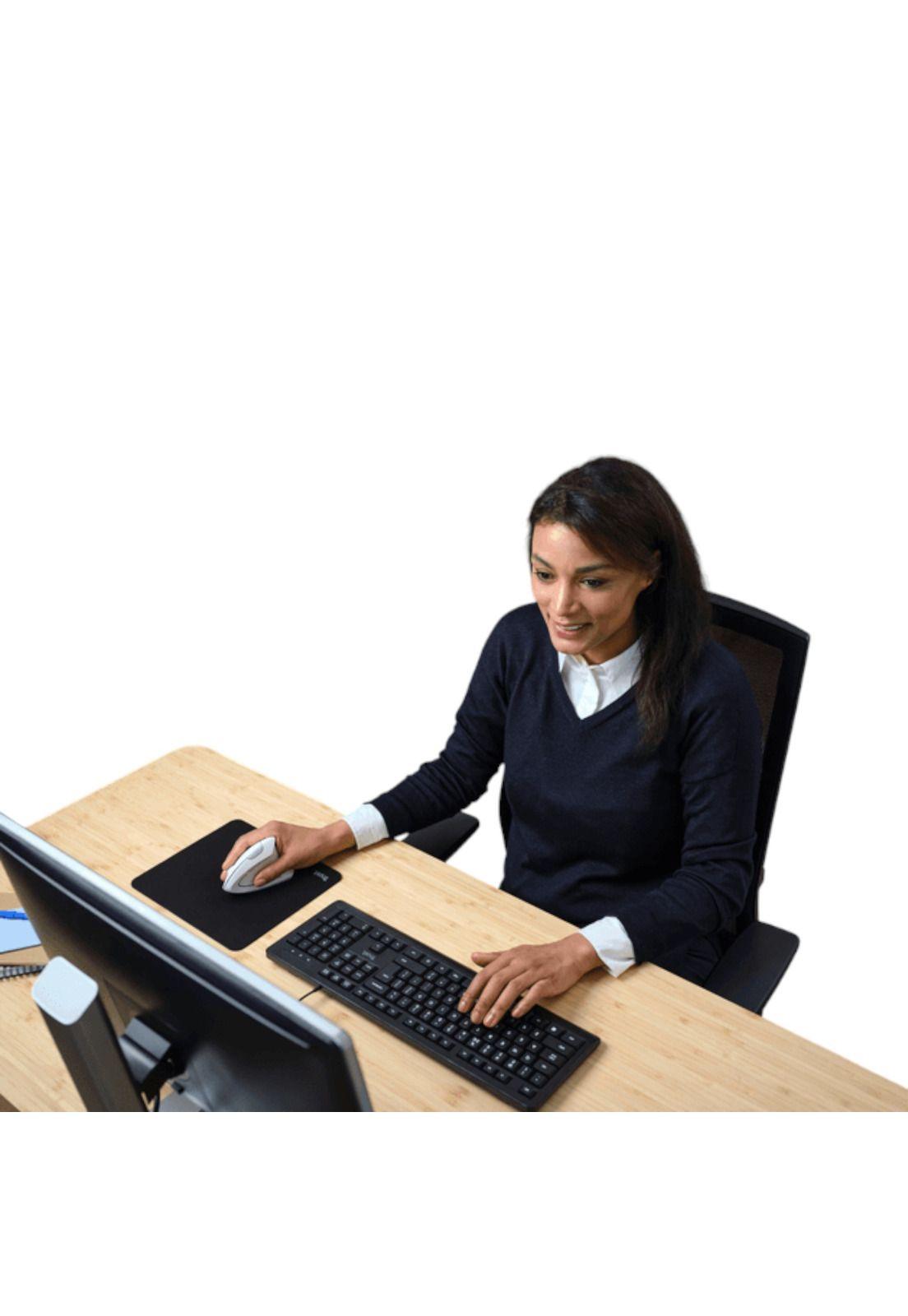 Mouse Vertical Inalámbrico Ergonómico Trust Verto White-6