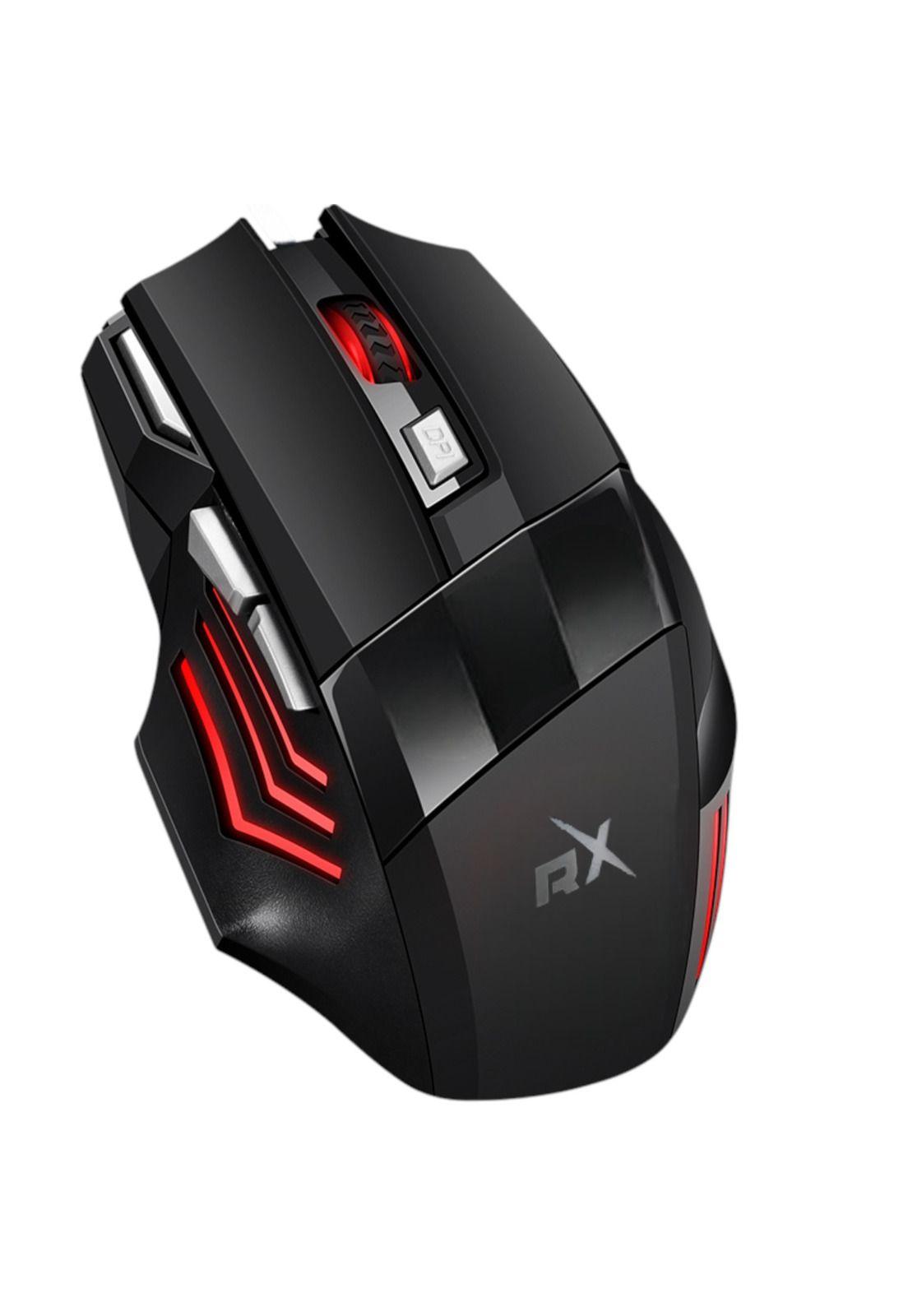 Mouse ReptileX Ergonomico RX-0047 RGB | 7 Botones | 2400 DPI-2