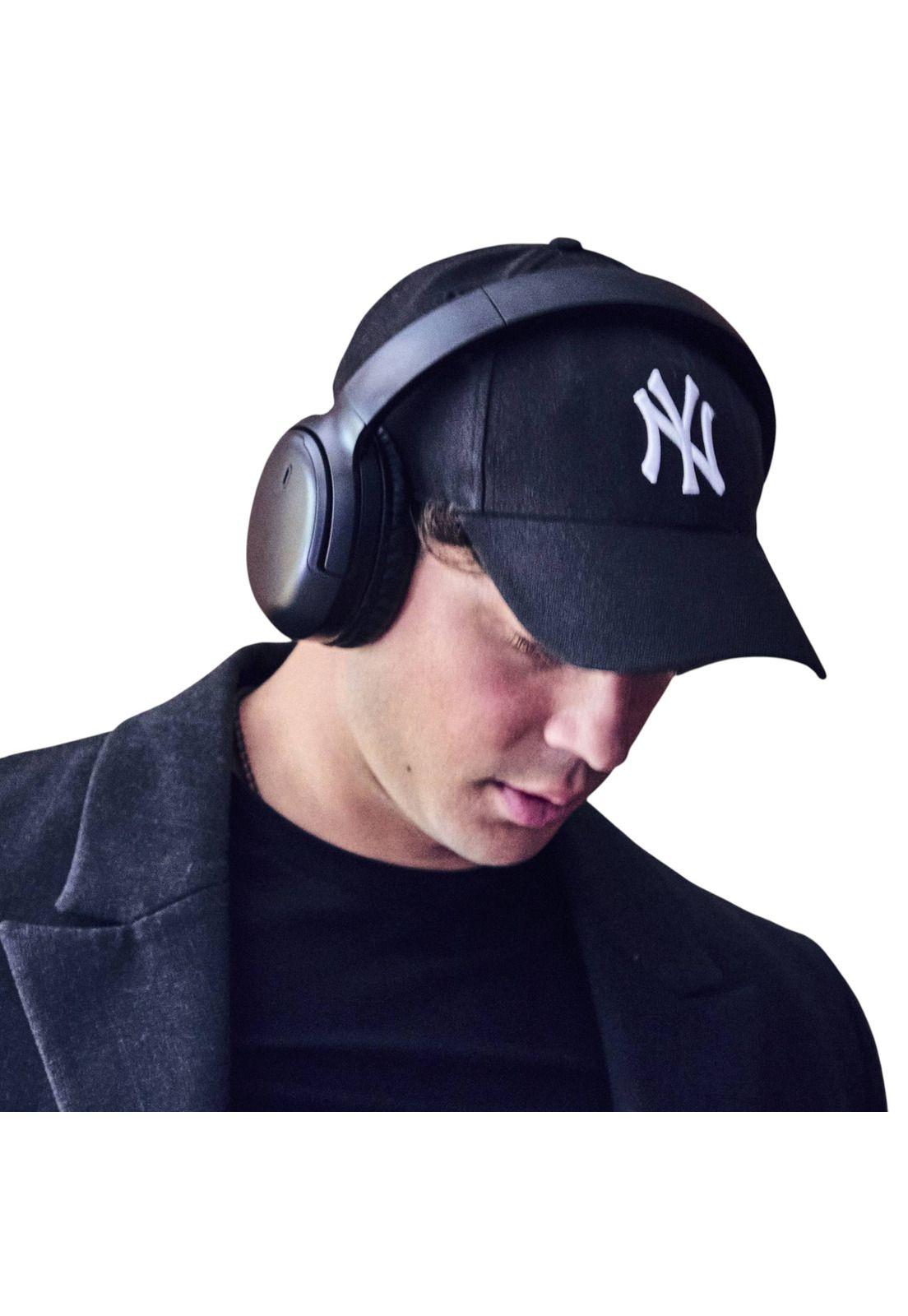 Audífonos Bluetooth Energy Sistem Rizz Fold Black Deep Bass 50Hrs-3