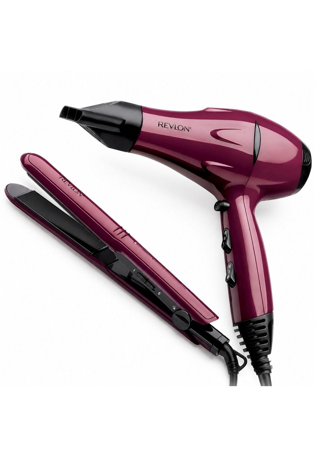 Kit Secador + Alisador de Pelo Revlon Premium Pack Ceramic-5