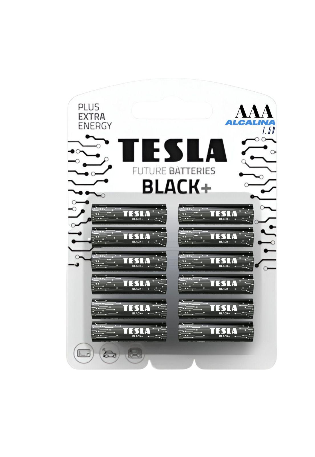 Pack 12 Pilas Tesla Black+ AAA T-ES-013 Alcalina High Power-0