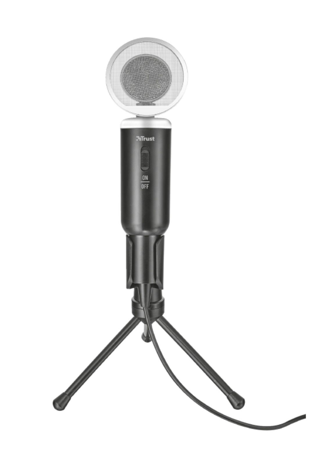 Microfono de Escritorio Trust Madell Jack 3.5mm con Filtro POP-2