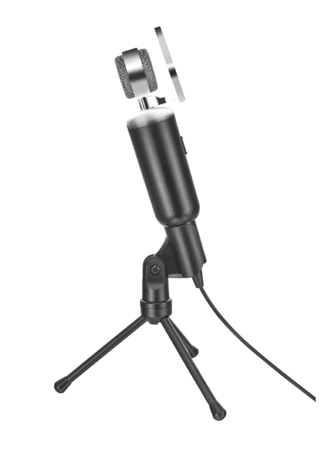Microfono de Escritorio Trust Madell Jack 3.5mm con Filtro POP-5