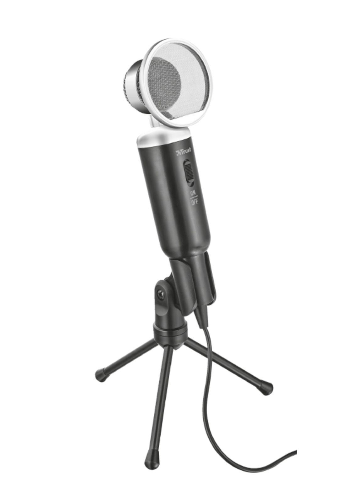 Microfono de Escritorio Trust Madell Jack 3.5mm con Filtro POP-6