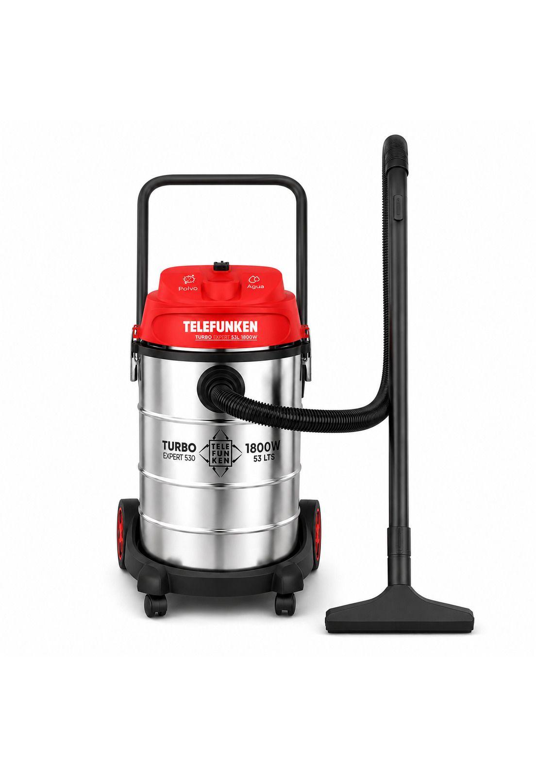 Aspiradora Profesional WET / DRY Turbo Expert 530 1800W 53LT Inox-2