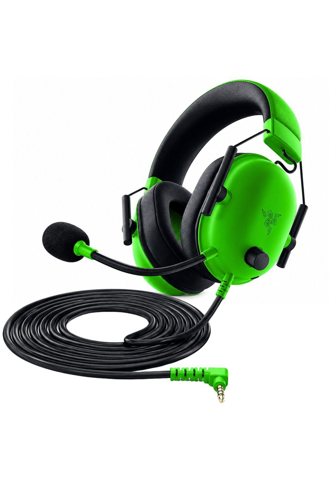 Audífonos Gamer Razer BLACKSHARK V2 X Green Mulltiplataforma-0
