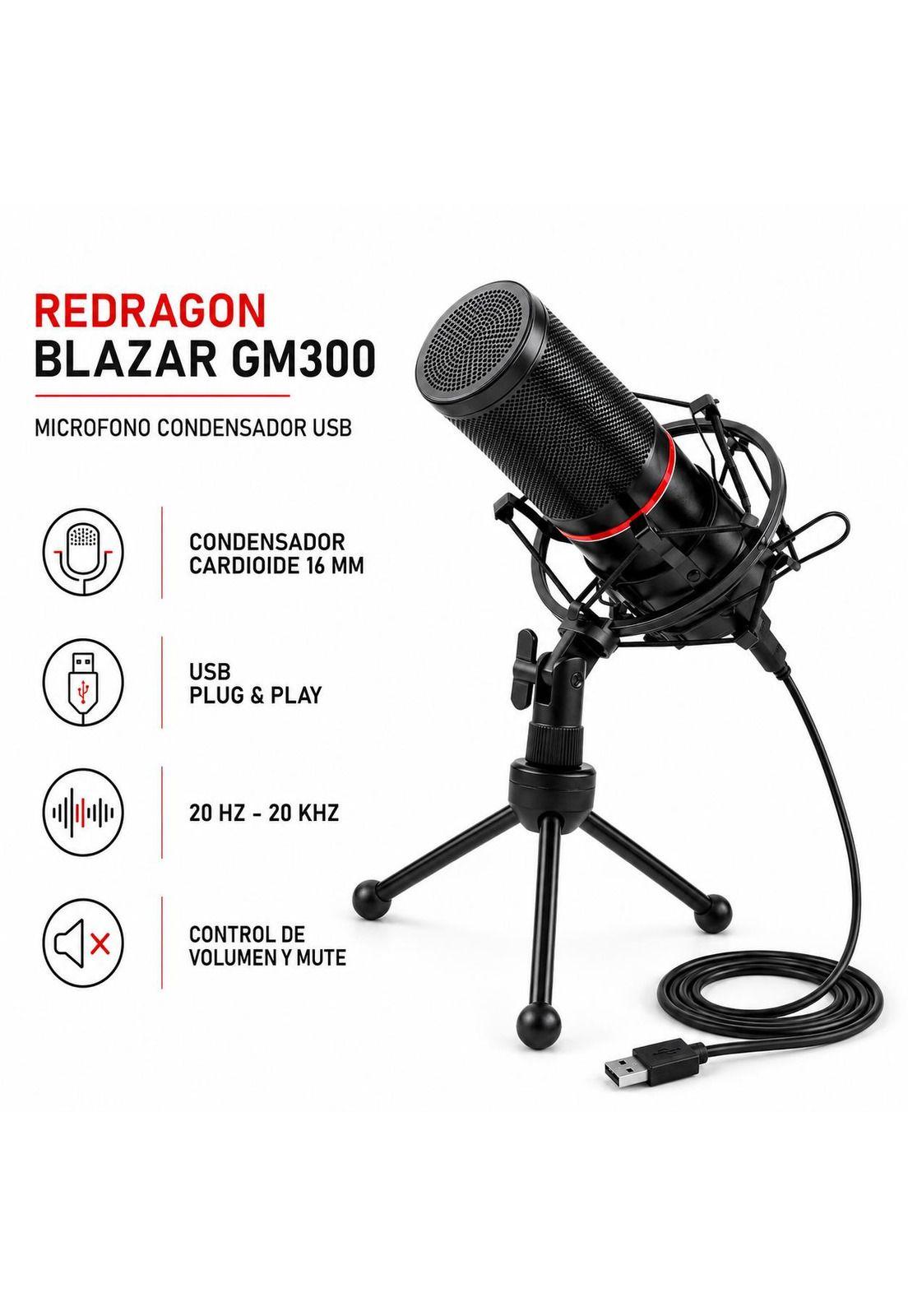 Micrófono Profesional Condensador USB  Blazar GM300-5