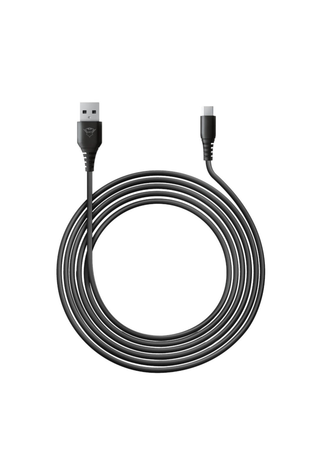Cable De Datos Trust Type-C a USB para PS5 Carga Rápida 3M-2
