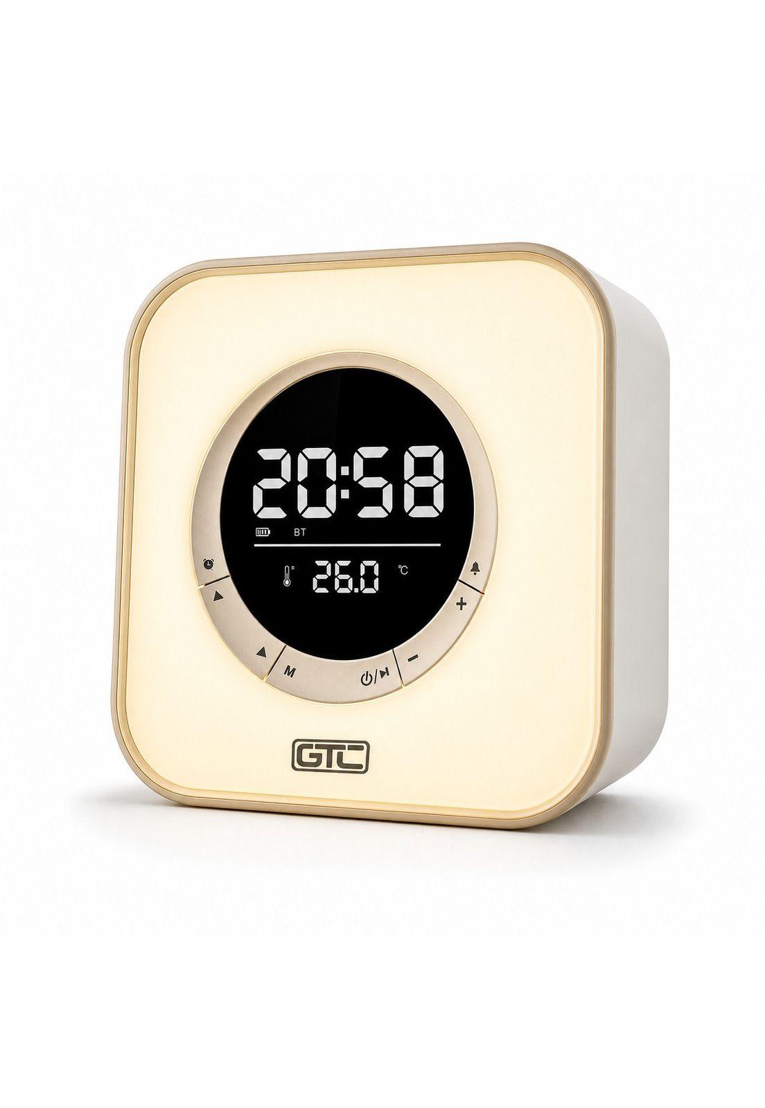 Parlante Bluetooth RGB Despertador Reloj Temperatura SPG-134-5