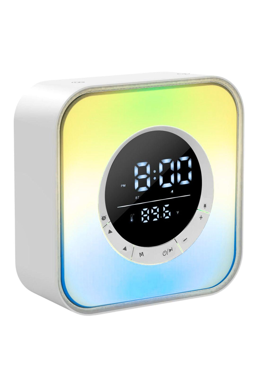 Parlante Bluetooth RGB Despertador Reloj Temperatura SPG-134-6