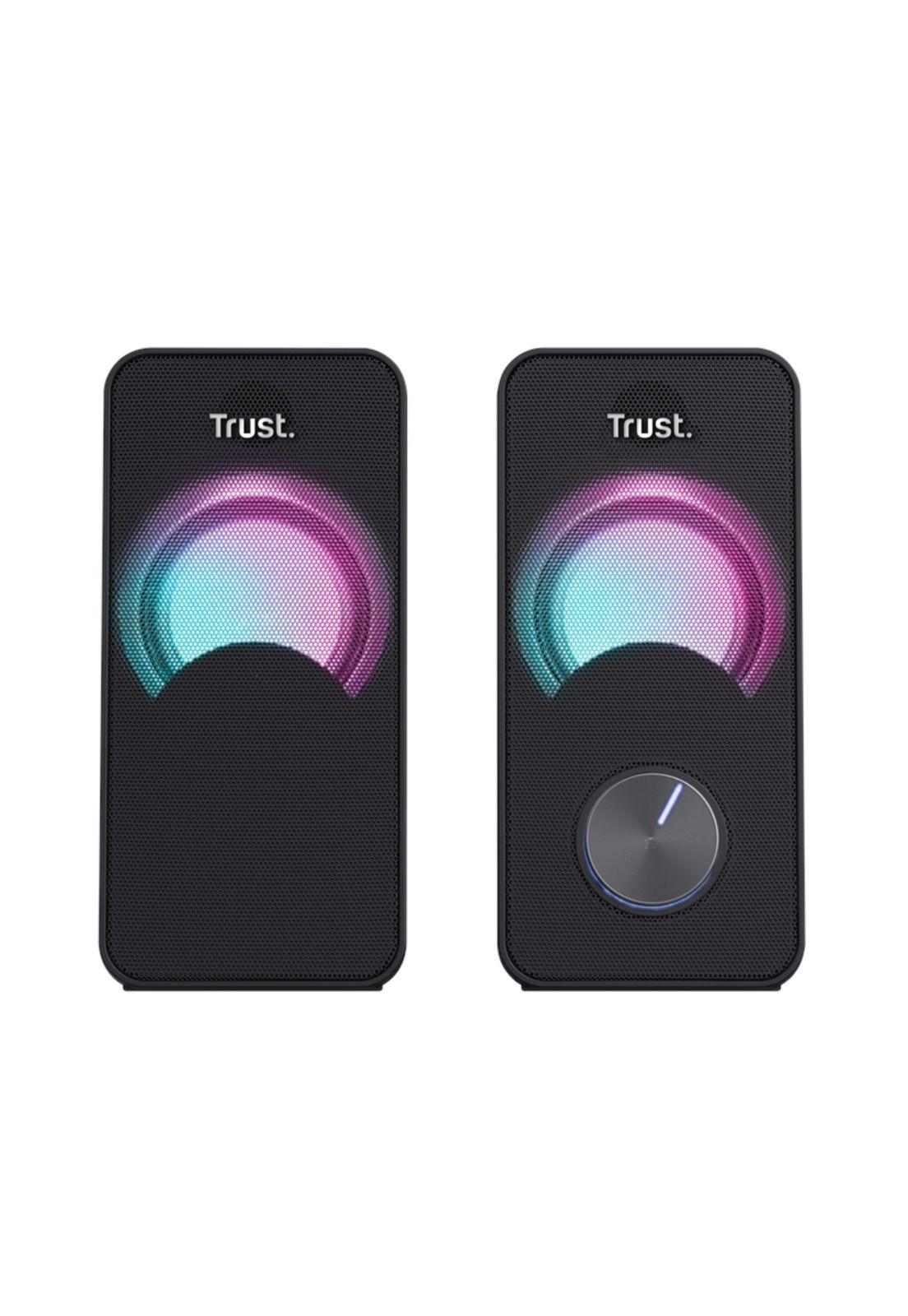 Parlantes USB con Luces RGB de 12W de Escritorio Trust Arys-4