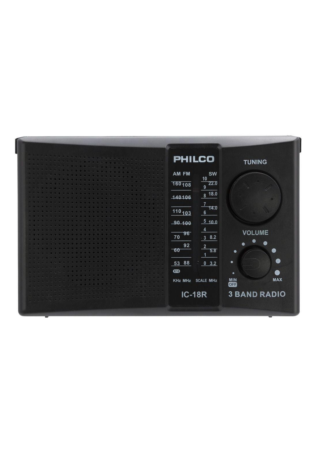 Radio AM / FM Multibandas Recargable a Pilas y Corriente 18R-3