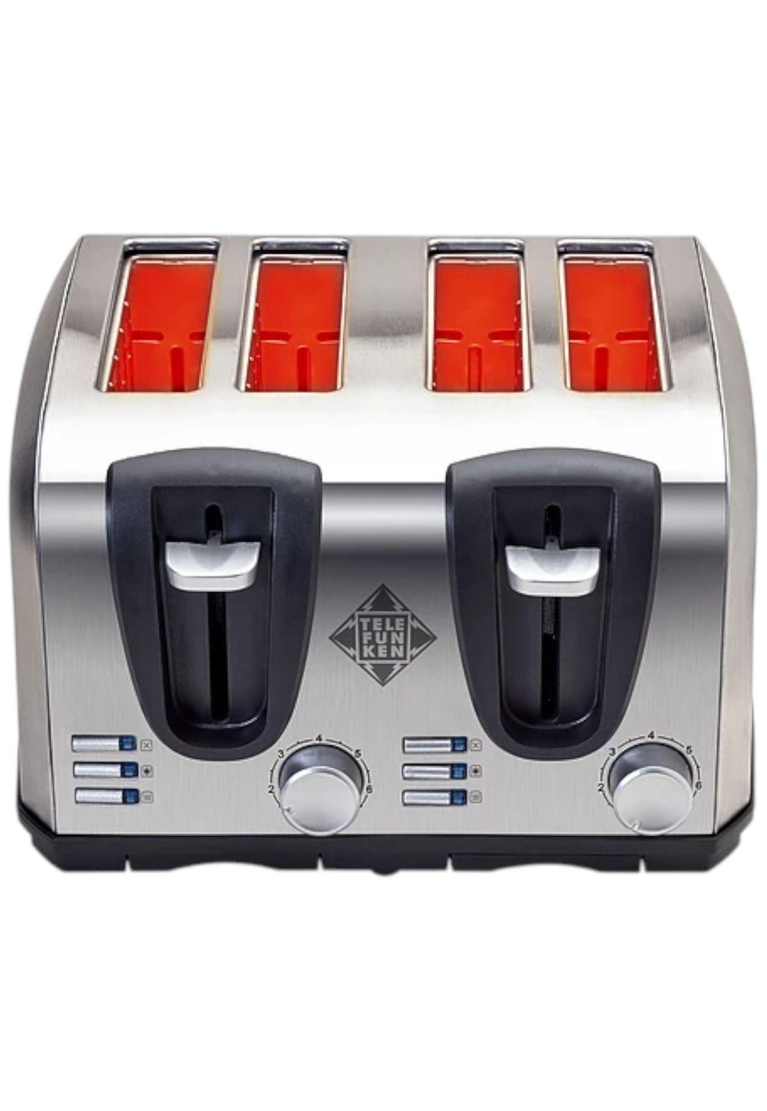 Tostador Eléctrico Doble  (4en1) Easy Toast Pro Inox 1450W-3