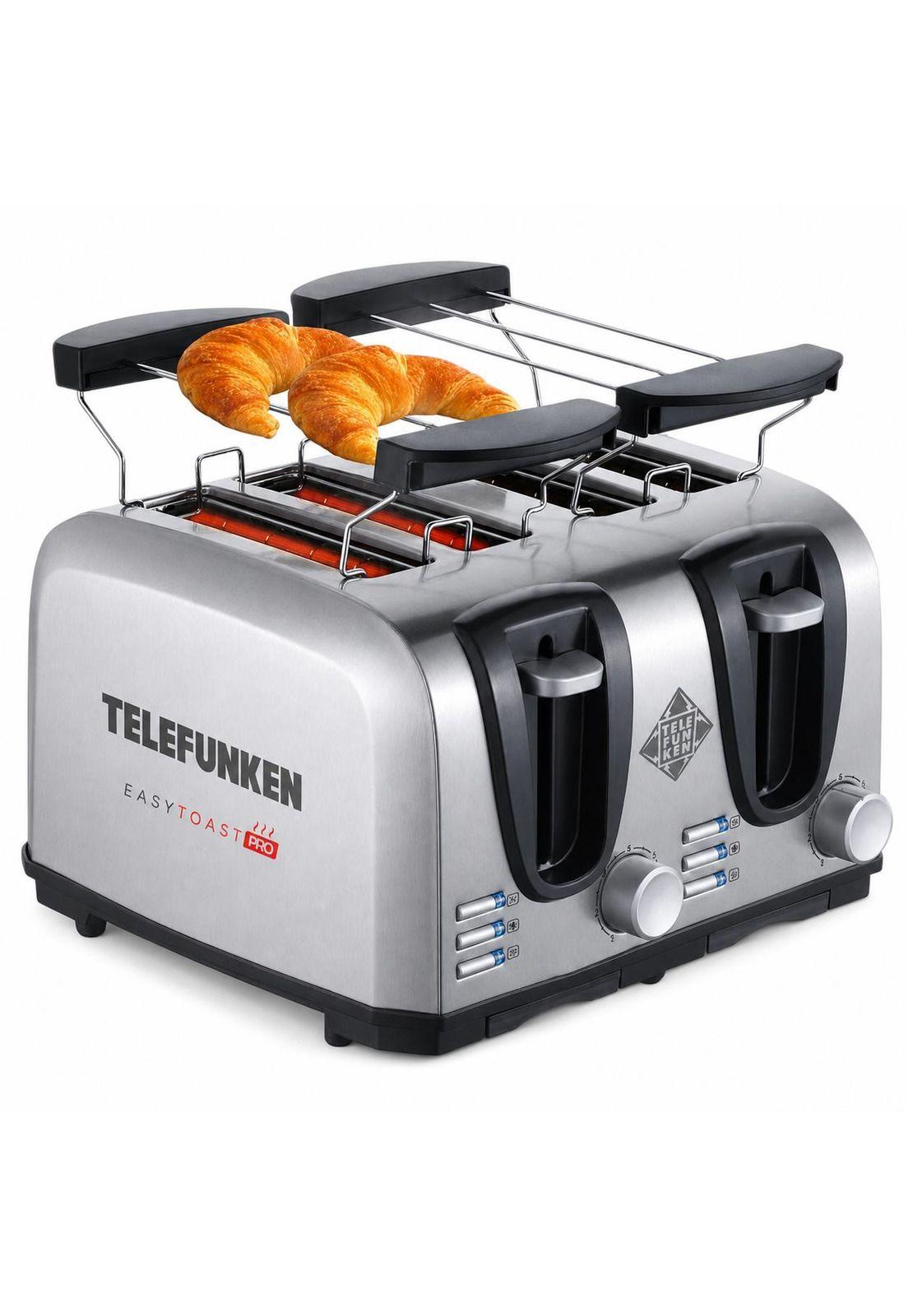 Tostador Eléctrico Doble  (4en1) Easy Toast Pro Inox 1450W-3