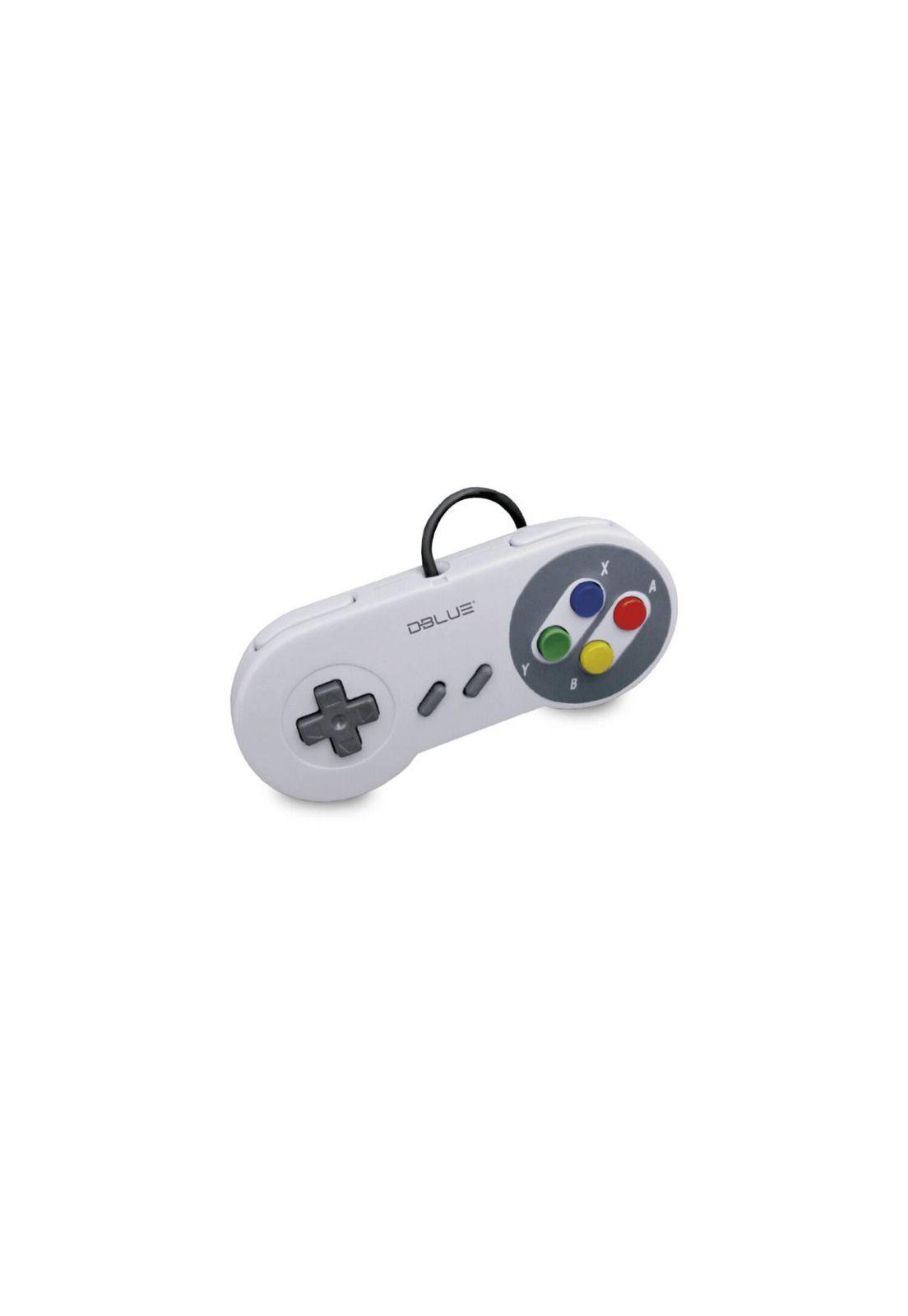 Gamepad USB Retro para Super Nintendo 8 Botones SNES DBC1009-6