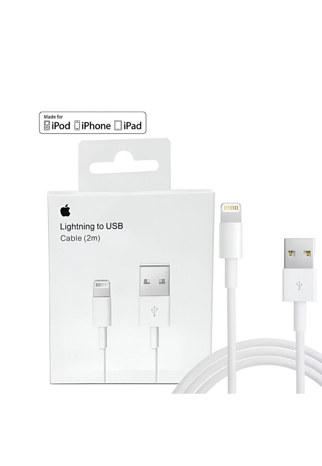 Cable de Datos Apple Lightning a USB 2M MD819AM Original-6