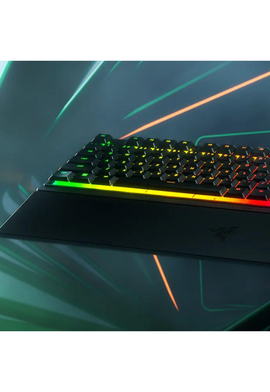 Teclado Gamer Razer Ornata V3 RGB con Apoya Muñecas Español-2