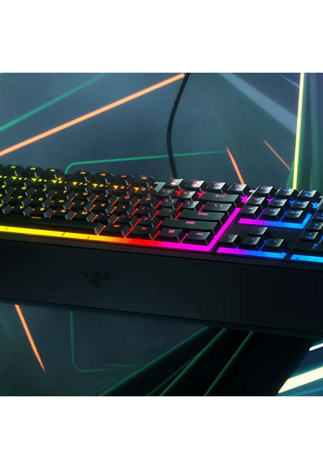 Teclado Gamer Razer Ornata V3 RGB con Apoya Muñecas Español-3