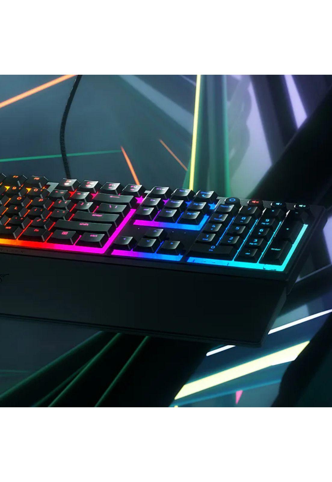 Teclado Gamer Razer Ornata V3 RGB con Apoya Muñecas Español-4