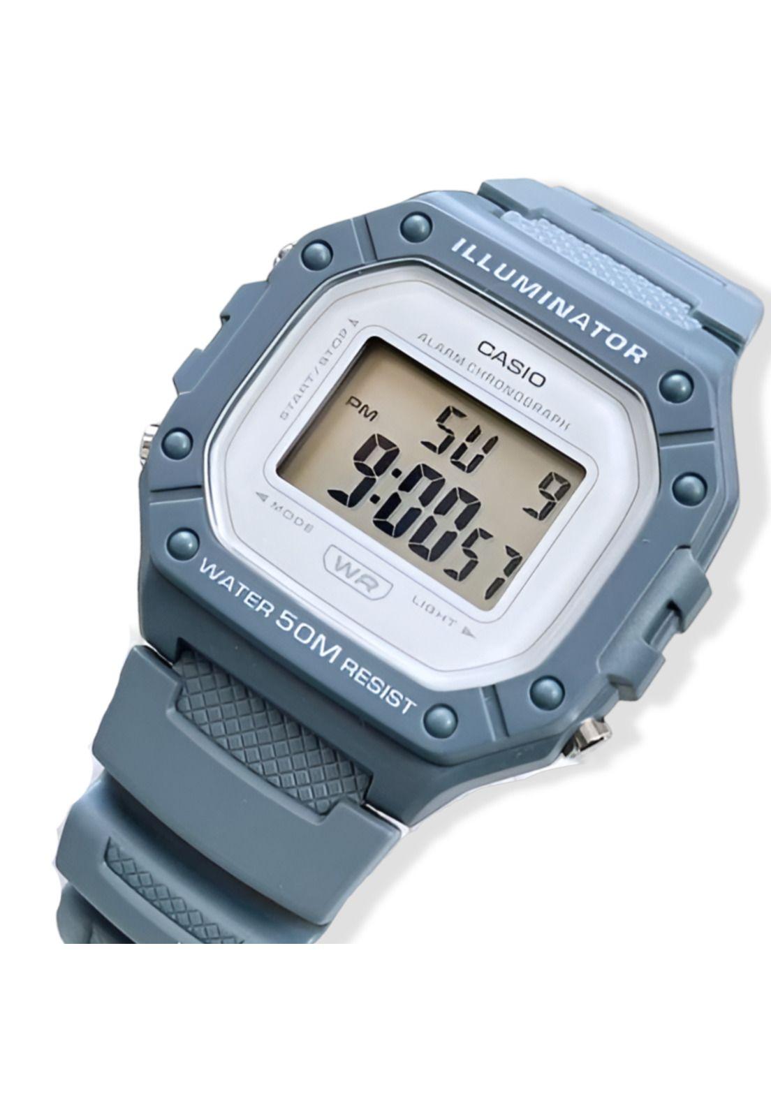 Reloj Casio de Hombre W-218HC-2AVDF Celeste-1