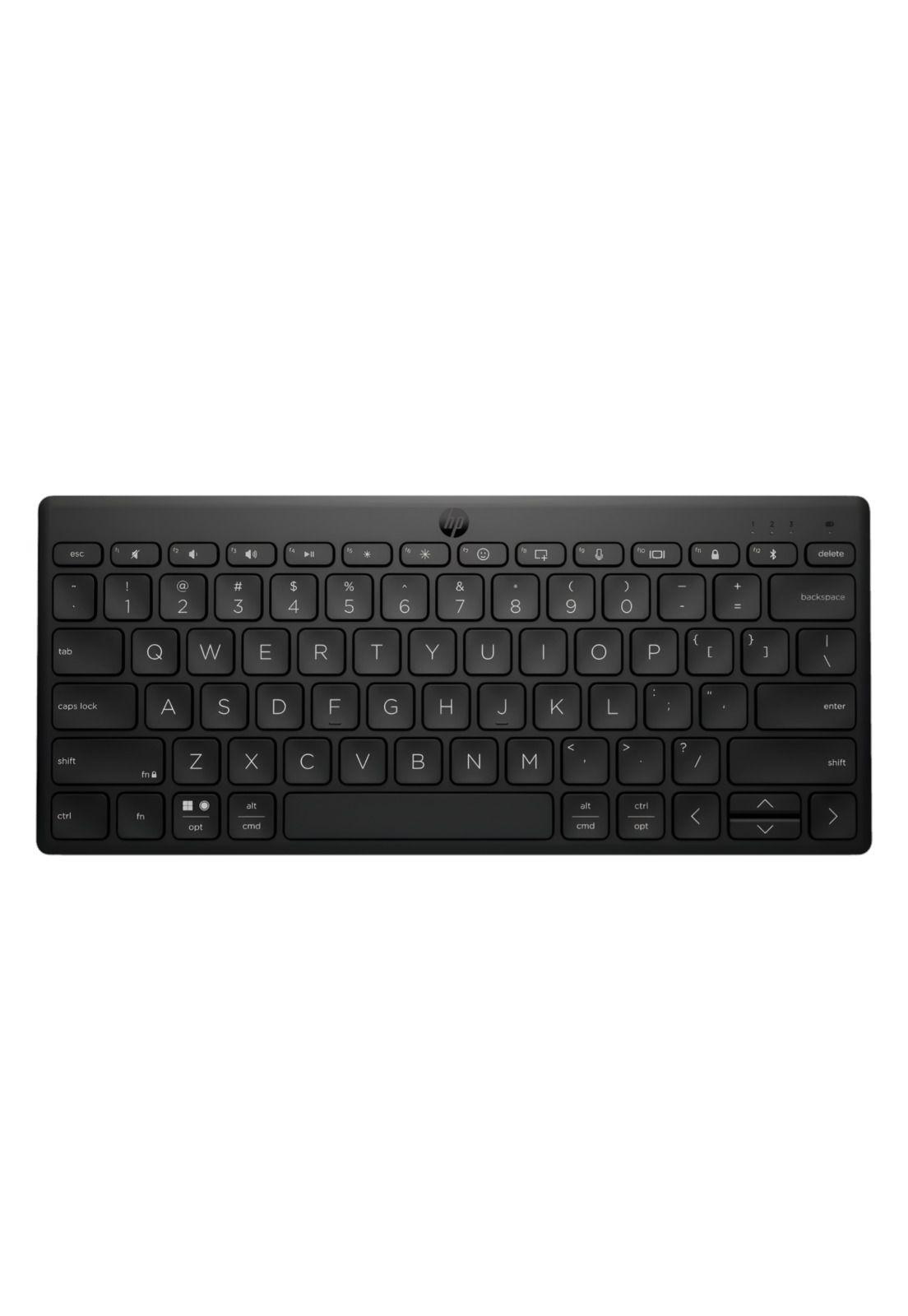 Teclado Inalámbrico Bluetooth HP 350 Flat Keys Black Pack-4