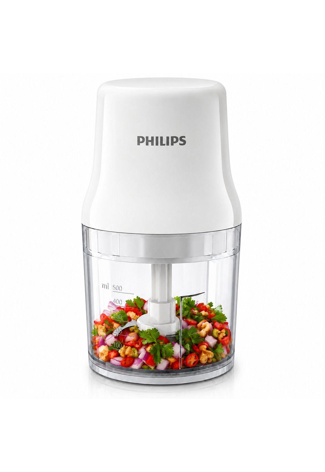 Picadora Philips HR1393 Multifuncional 700ML - 450W - Inox-0