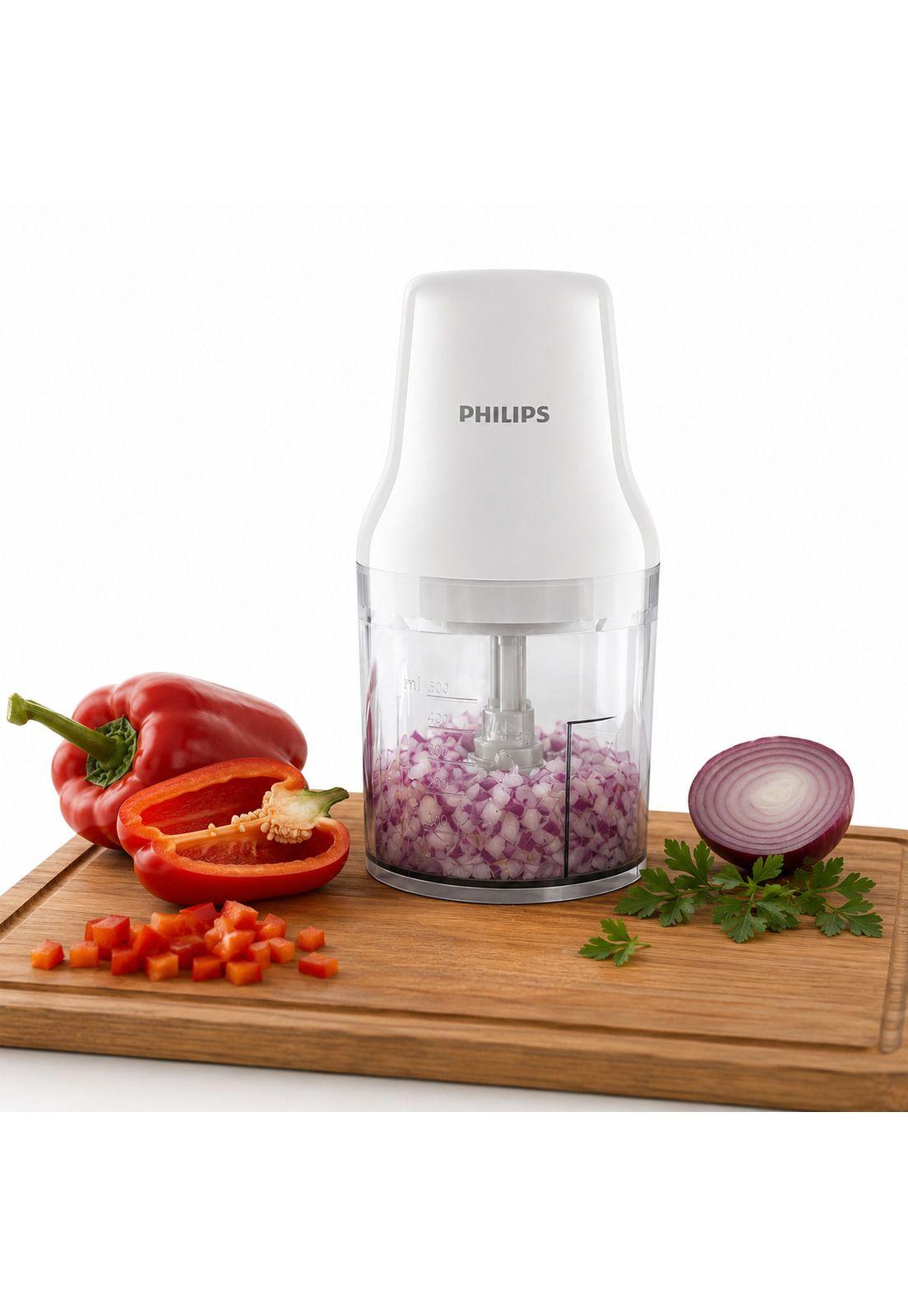 Picadora Philips HR1393 Multifuncional 700ML - 450W - Inox-2