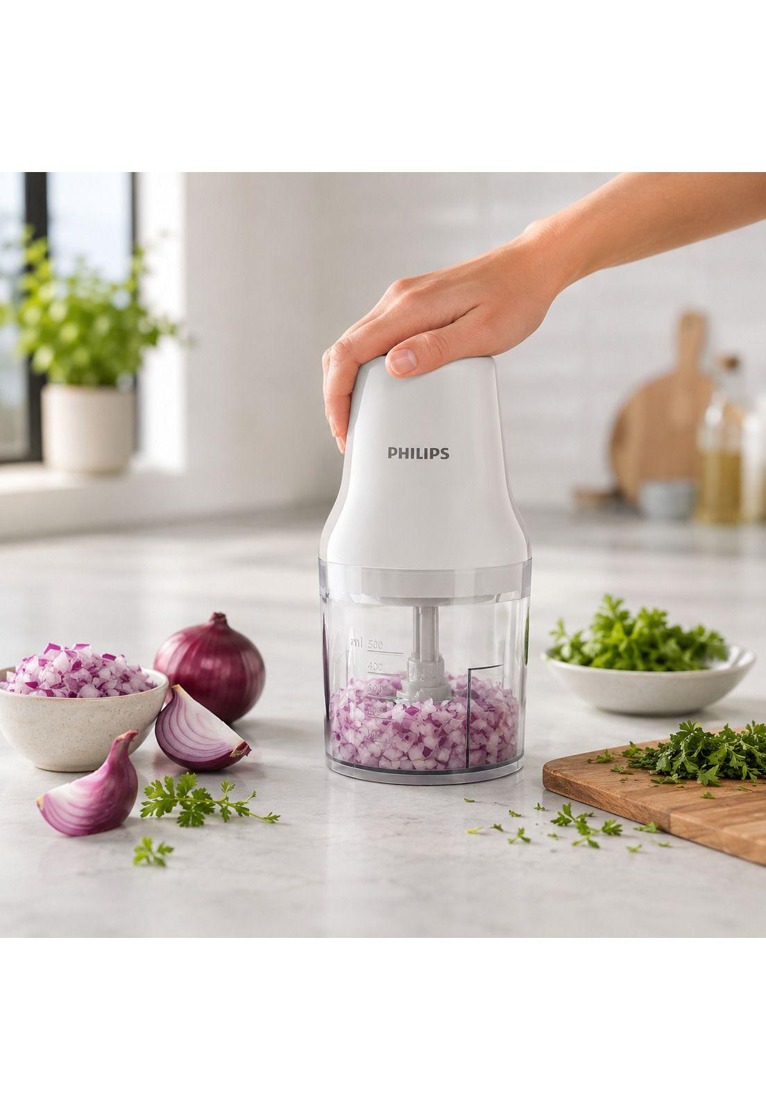 Picadora Philips HR1393 Multifuncional 700ML - 450W - Inox-9