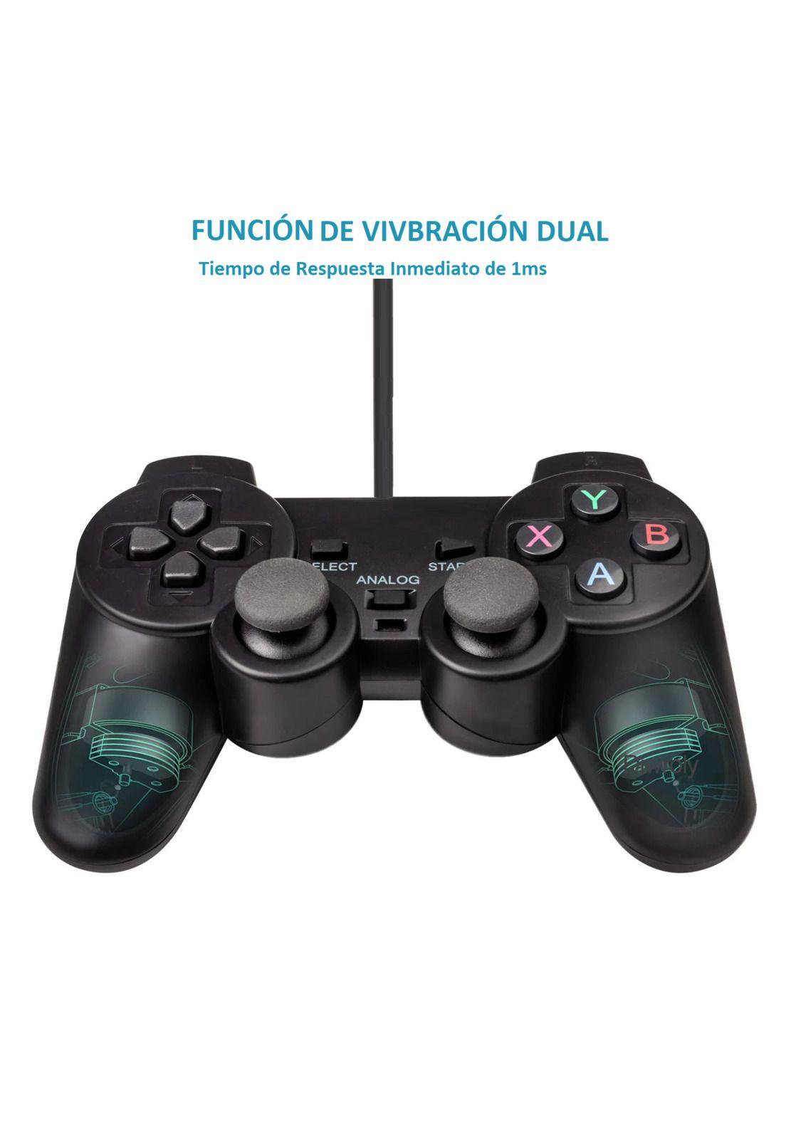 Gamepad USB con Análogos Black Deluxe DBC1001-3