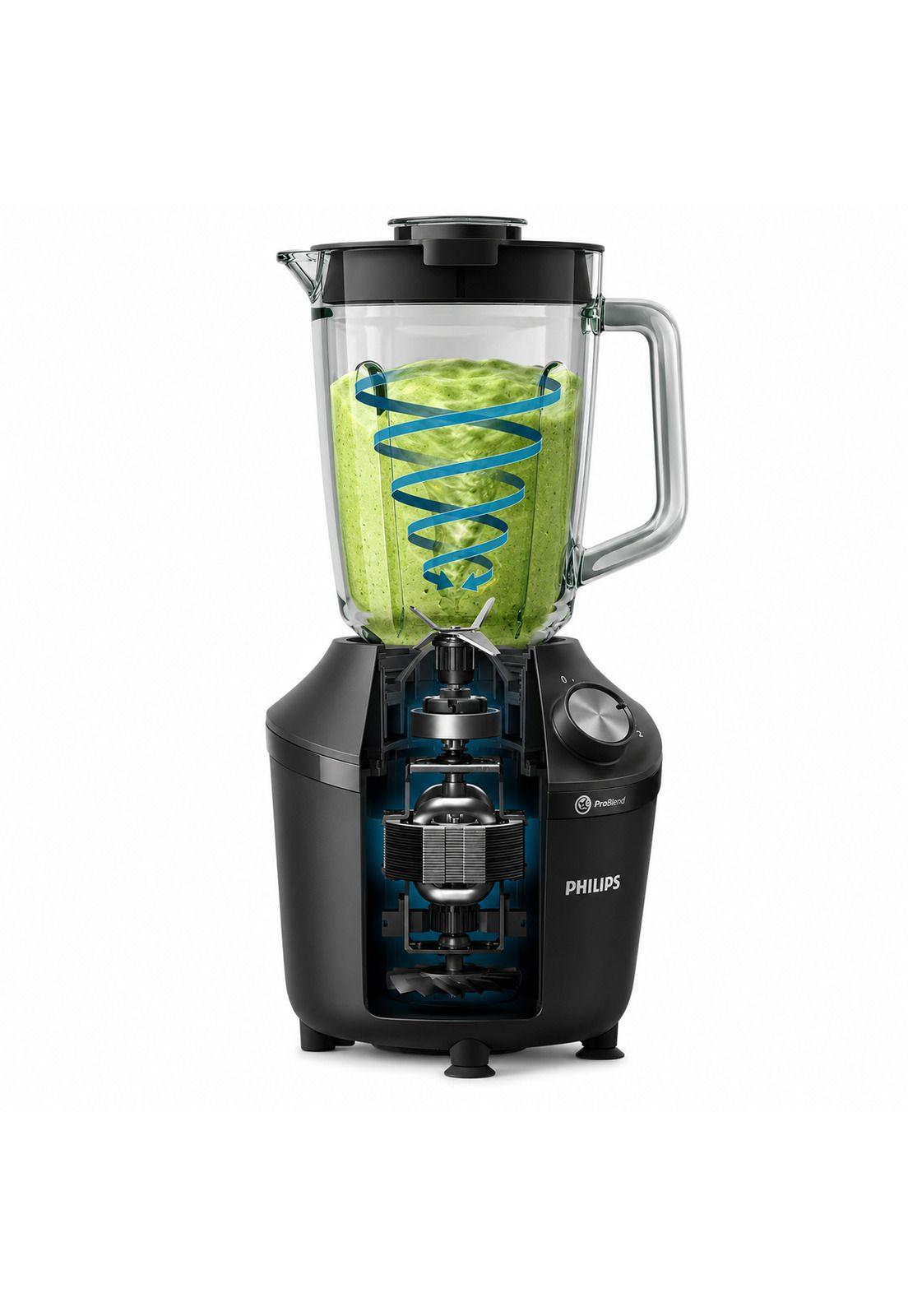 Licuadora Philips 600W con Jarra de Vidrio Problend HR2291-3