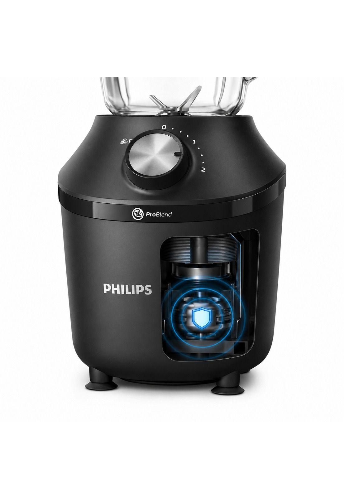 Licuadora Philips 600W con Jarra de Vidrio Problend HR2291-4