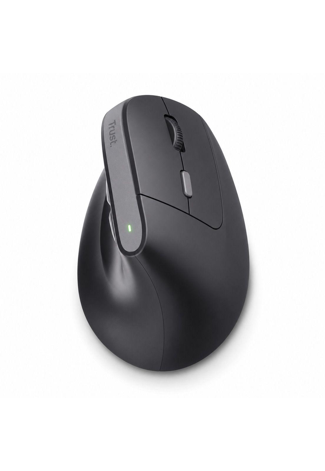 Mouse Vertical Inalámbrico Trust Bayo II Recargable Ergonomico-0