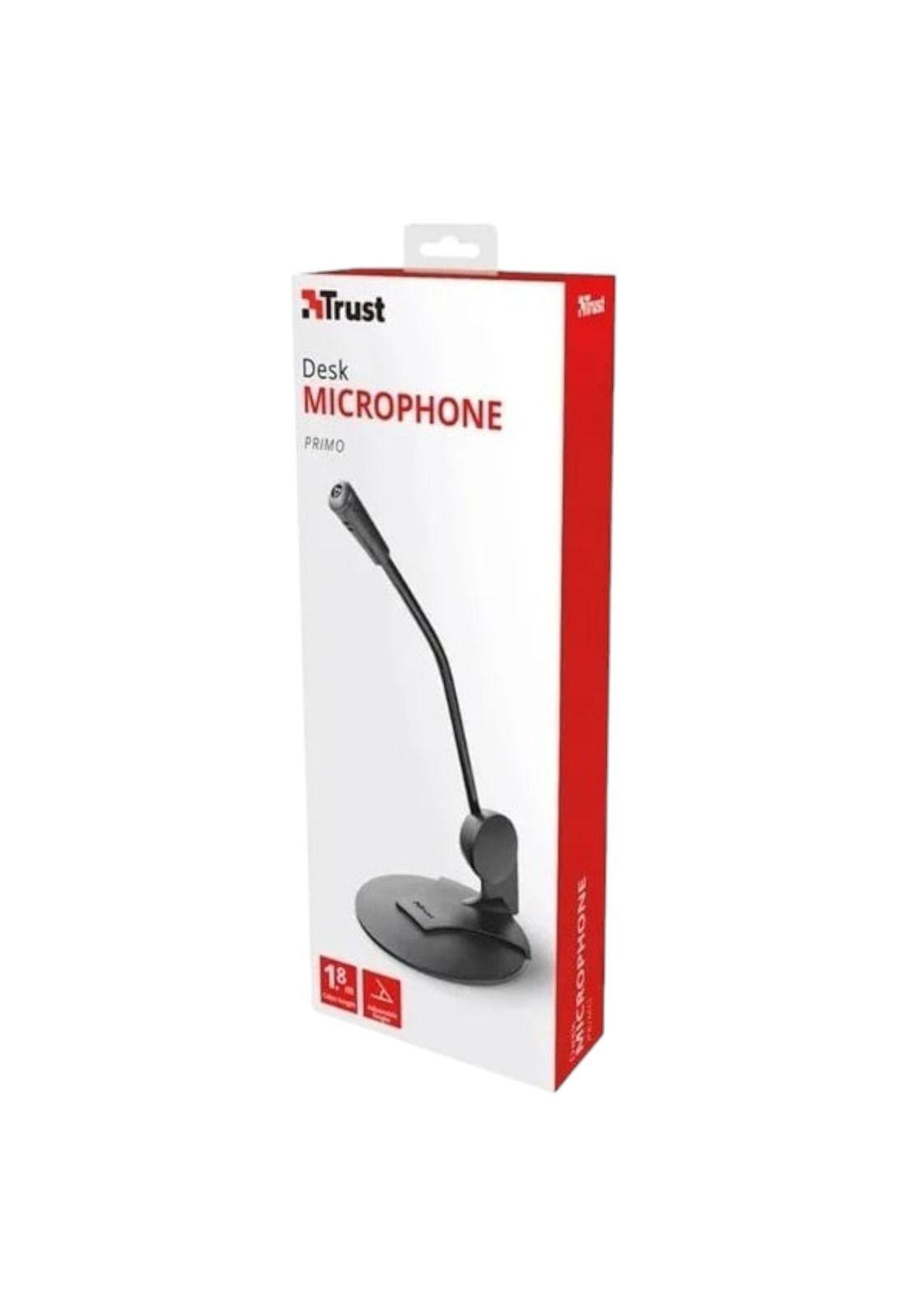 Micrófono Trust Primo Jack 3.5mm 1.8m con Base-6