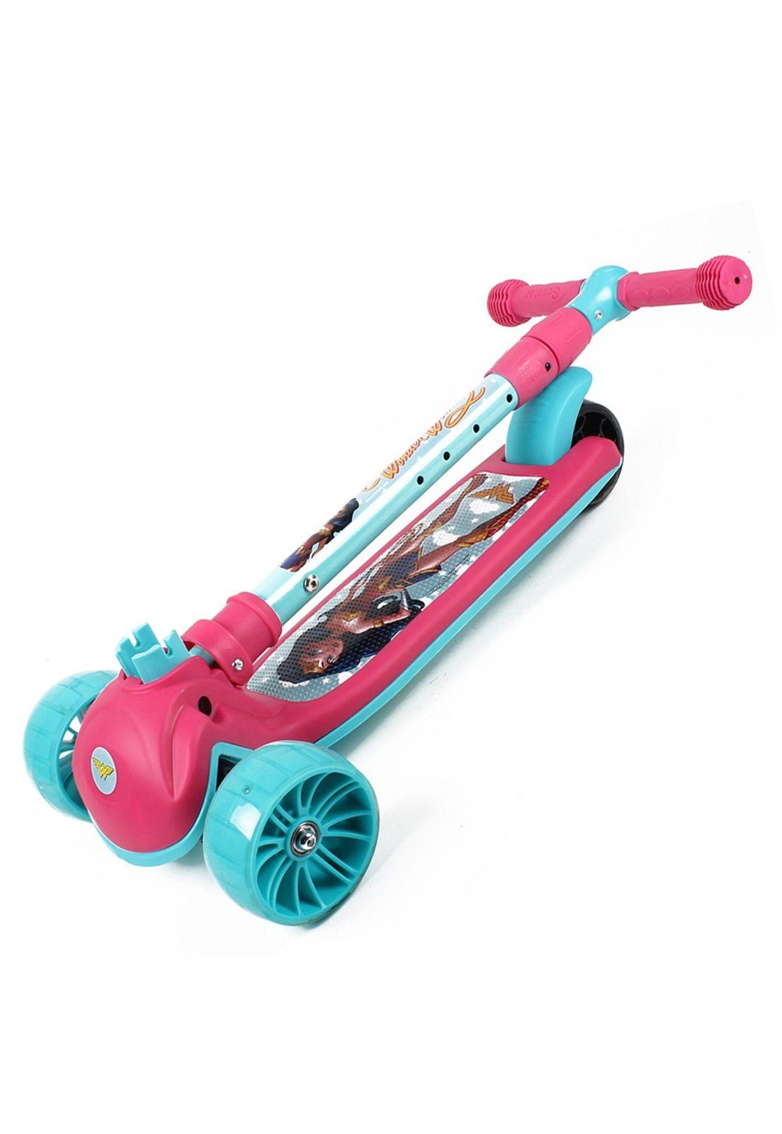 Scooter Infantil Reforzado Mujer Maravilla DC Comics 3 Rueda-2