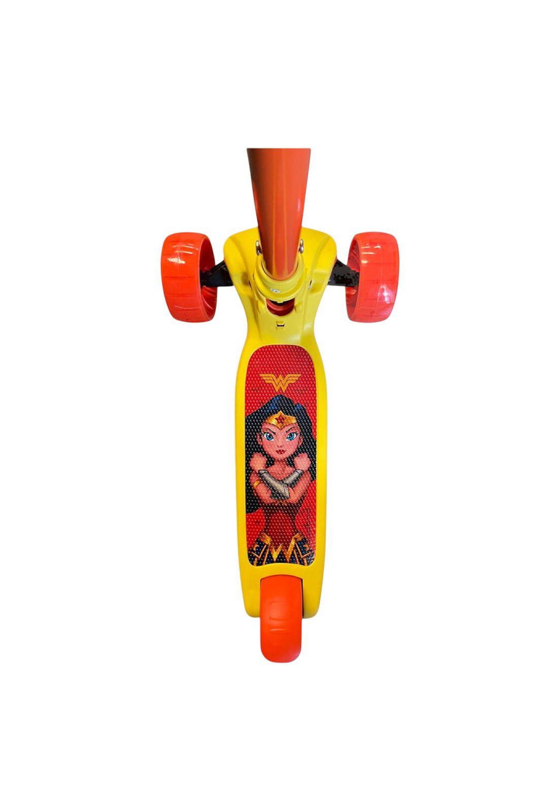 Scooter Infantil Reforzado Mujer Maravilla DC Comics 3 Rueda-2