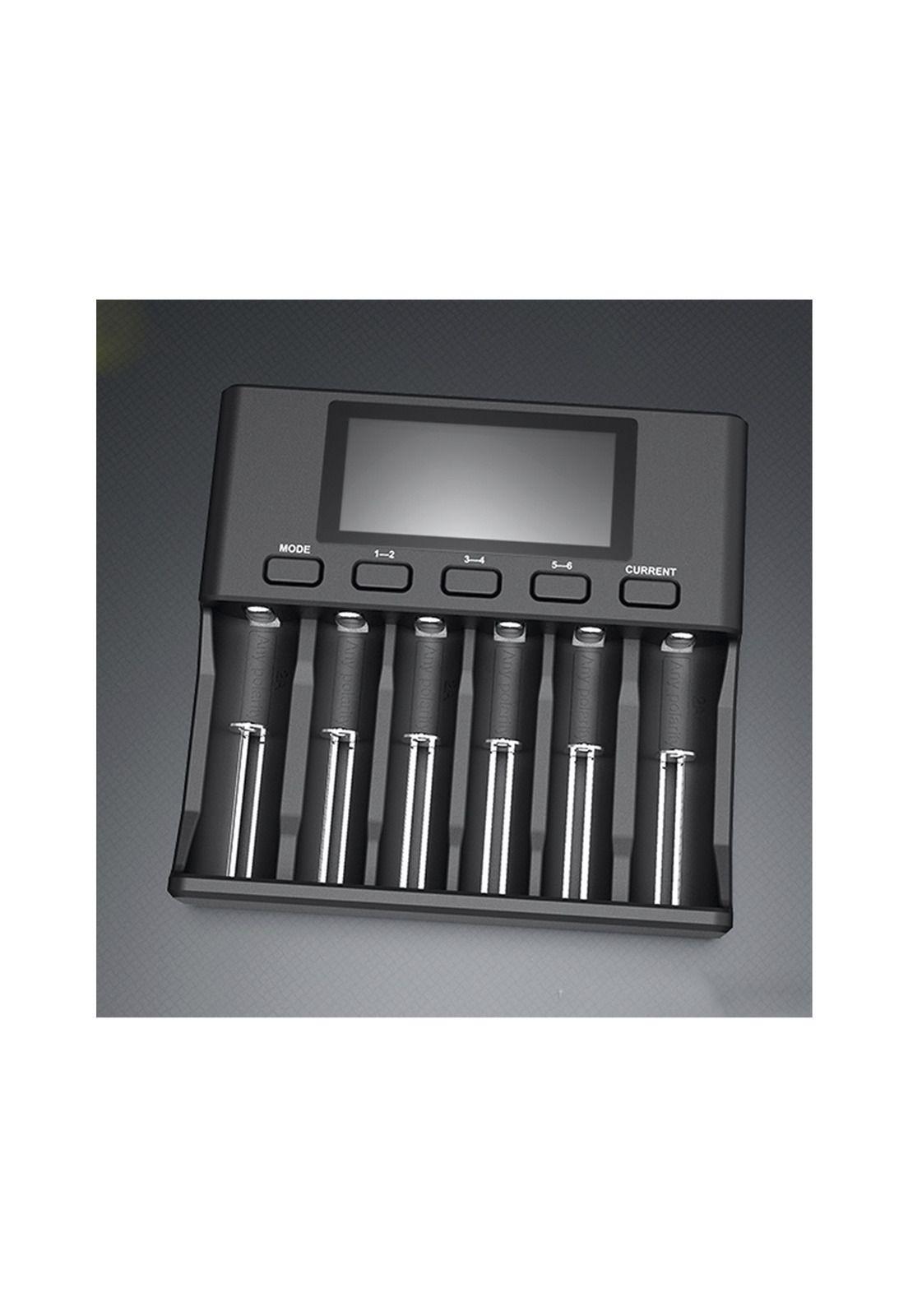 Cargador de Pilas Universal Carga Rápida para 6 Pilas TL110-8