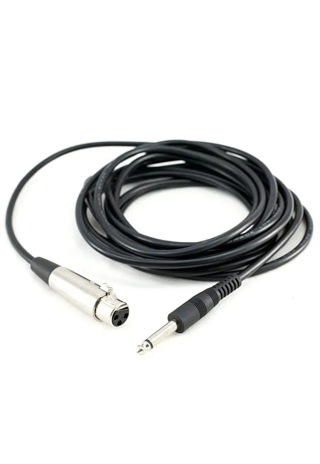 Cable De Audio para Micrófono 6.3mm a XLR Hembra 5m GC170-4