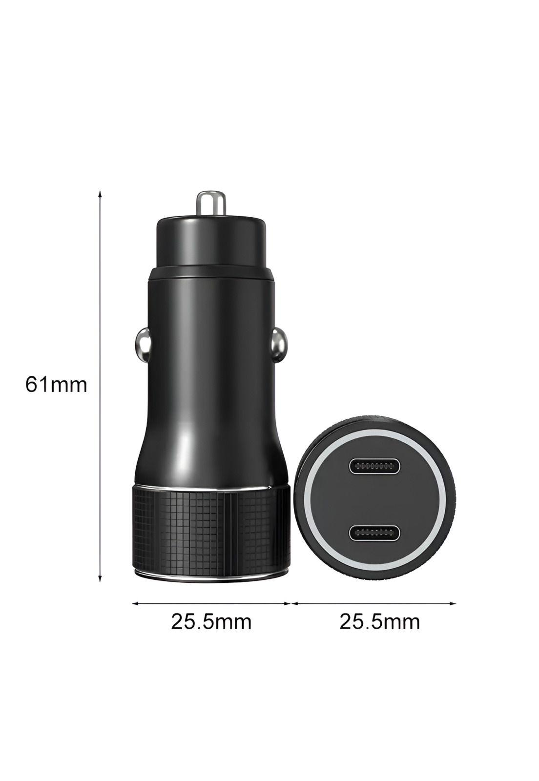 Cargador USB-C para Auto Dual Port Power Delivery 40W TM-200542-4