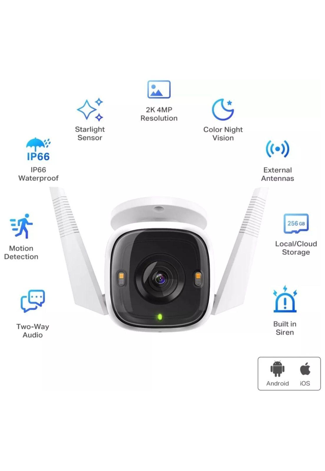 Cámara de Seguridad Wifi 2K TP-LINK TAPO C320WS de Exterior-7