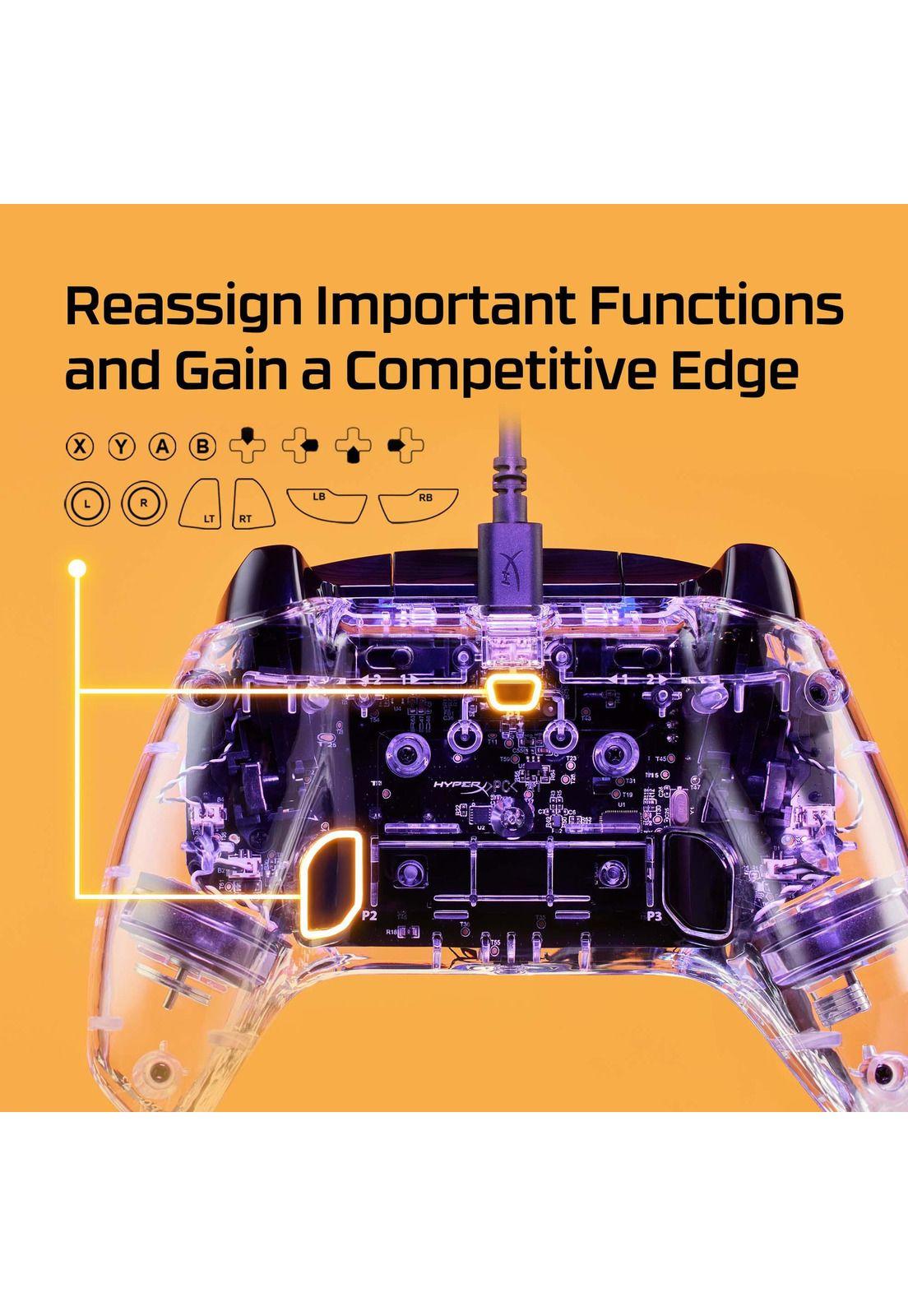 Gamepad Wired HyperX Clutch Gladiate RGB Multiplataformas-7