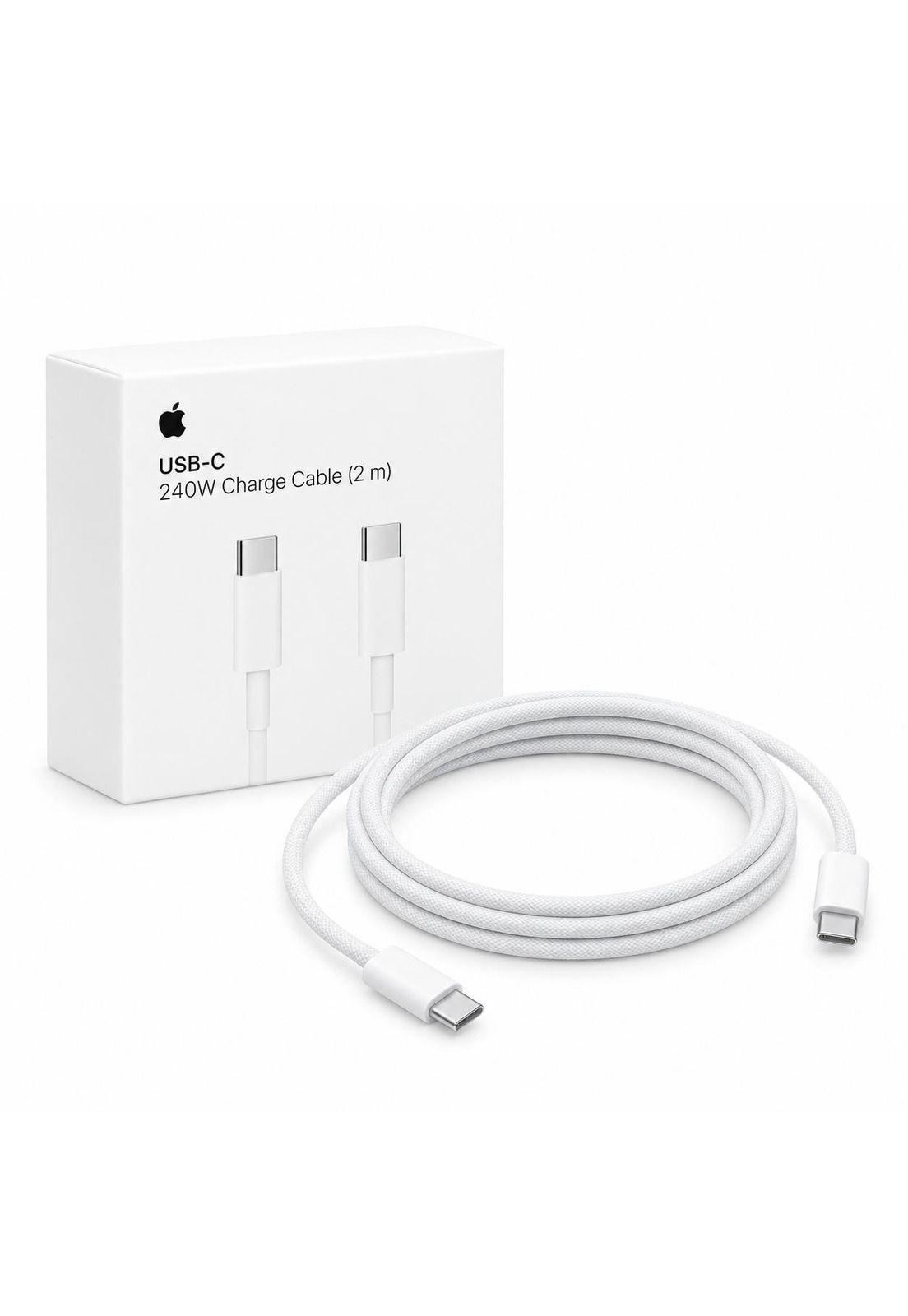 Cable USB-C a USB-C Apple 240W High Power White 2MT Original-3
