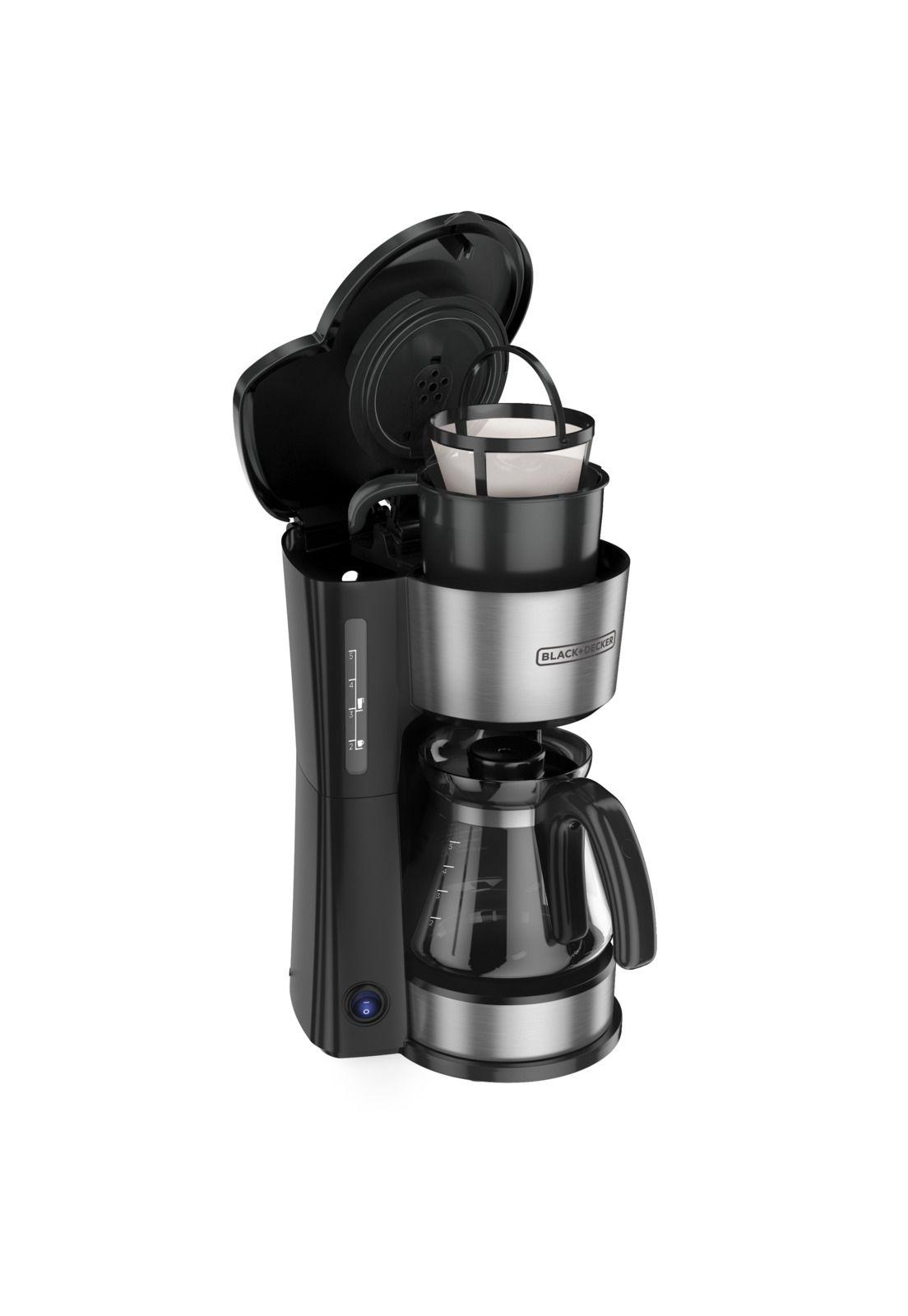 Cafetera Black + Decker 4 En 1 para 5 Tazas + Filtro Permanente-4