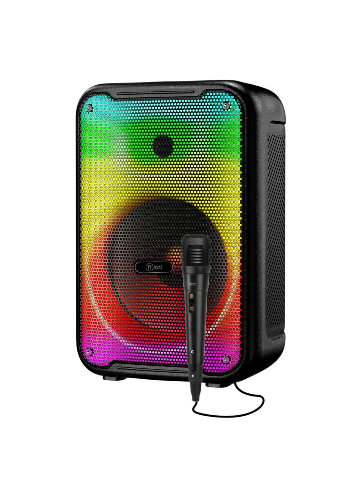 Parlante Bluetooth Flaming Light Flow 8" RGB  20W RMS C/ Mic-0