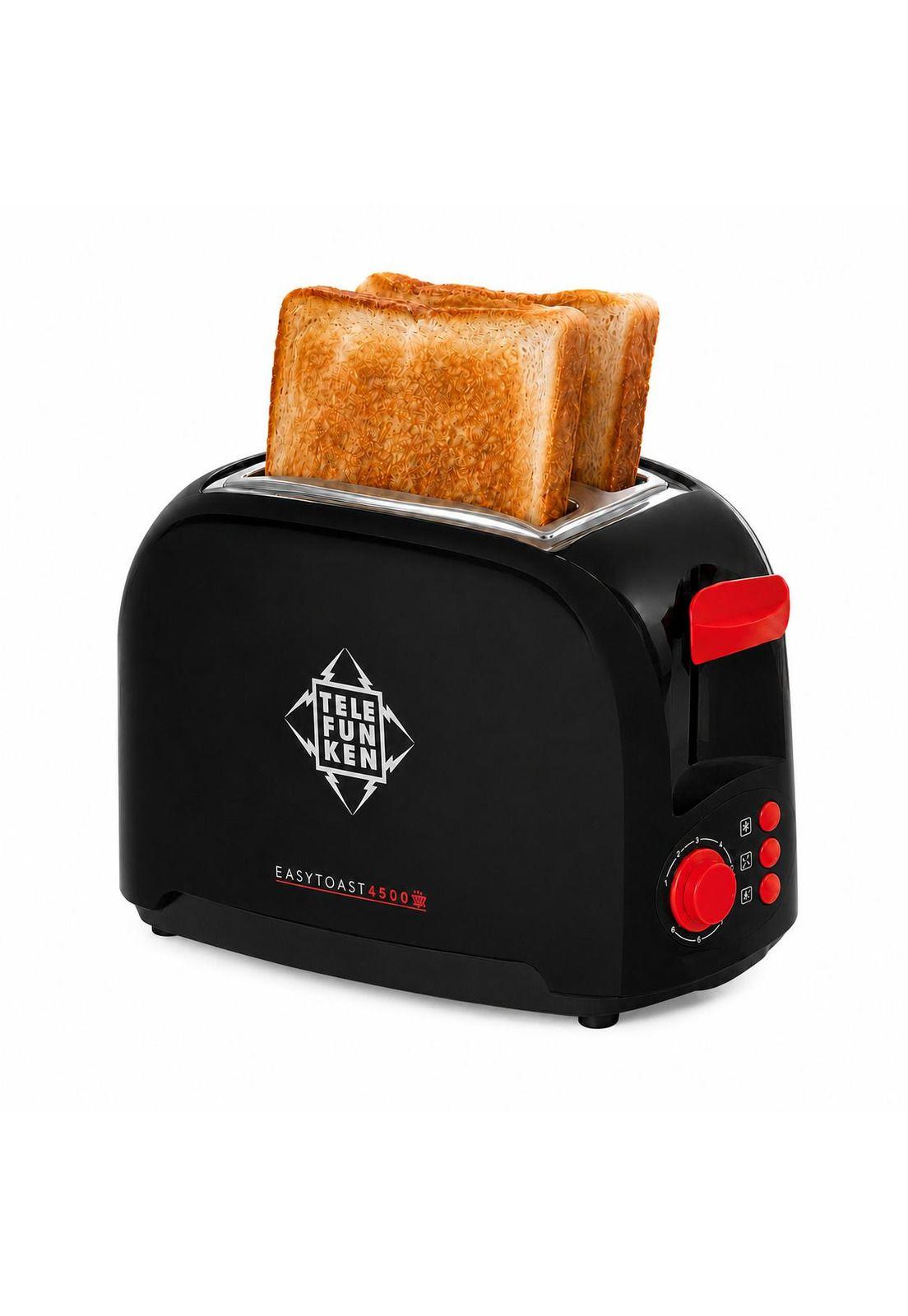 Tostador de Pan Eléctrico 900W Easy Toast 4500 Black (3en1)-0